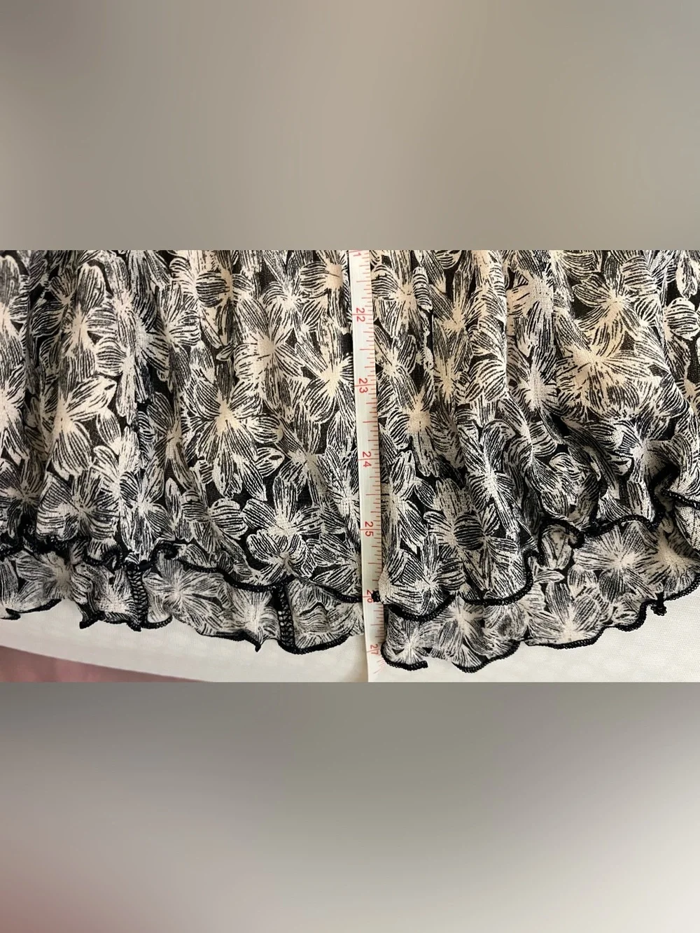 Vintage Sigrid Olson Collection Silk Elegant Floral Midi Skirt Medium